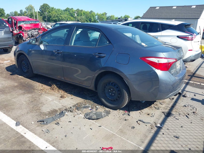 2014 Toyota Corolla VIN 5YFBURHE7EP124135 IAAI salvage auction — RIGHT REAR, Salvage (North Carolina), sold $2,150 on 2026-07-09 (photo 3)