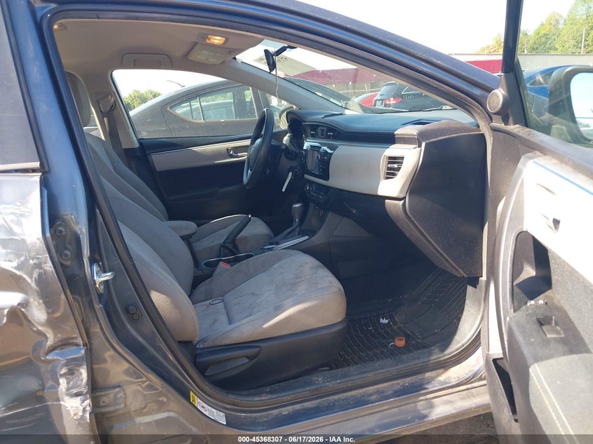 2014 Toyota Corolla VIN 5YFBURHE7EP124135 IAAI salvage auction — RIGHT REAR, Salvage (North Carolina), sold $2,150 on 2026-07-09 (photo 5)