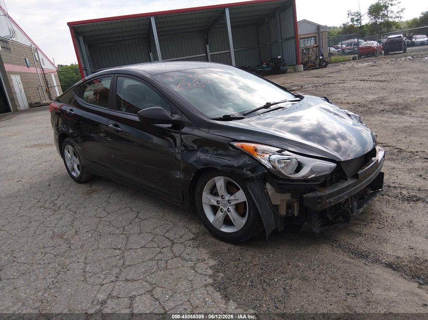 2011 Hyundai Elantra VIN KMHDH4AE8BU112032 IAAI salvage auction — FRONT END, Salvage (Maine), sold $350 on 2026-07-27 (photo 1)
