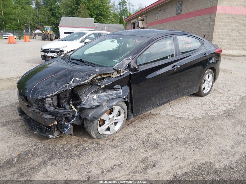 2011 Hyundai Elantra VIN KMHDH4AE8BU112032 IAAI salvage auction — FRONT END, Salvage (Maine), sold $350 on 2026-07-27 (photo 2)