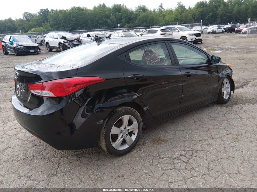 2011 Hyundai Elantra VIN KMHDH4AE8BU112032 IAAI salvage auction — FRONT END, Salvage (Maine), sold $350 on 2026-07-27 (photo 4)