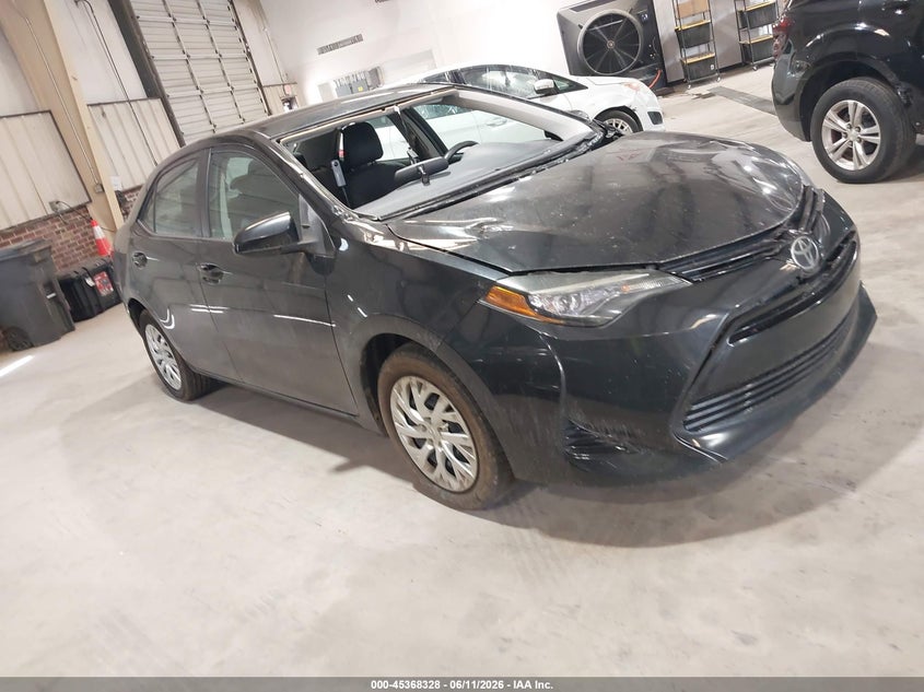 2017 Toyota Corolla VIN 5YFBURHEXHP600222 IAAI salvage auction — LEFT FRONT, Salvage (North Carolina), sold $2,850 on 2026-07-17 (photo 1)