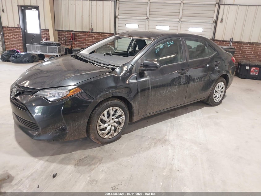 2017 Toyota Corolla VIN 5YFBURHEXHP600222 IAAI salvage auction — LEFT FRONT, Salvage (North Carolina), sold $2,850 on 2026-07-17 (photo 2)