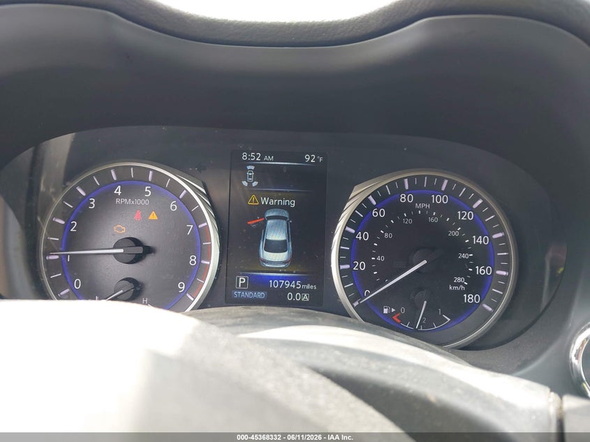 2016 Infiniti Q50 VIN JN1FV7AR6GM451053 IAAI salvage auction — MECHANICAL, Salvage Title, sold $25 on 2026-07-29 (photo 7)