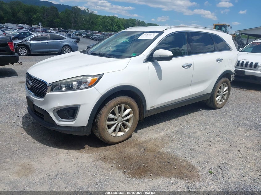 2018 Kia Sorento VIN 5XYPGDA34JG392244 IAAI salvage auction — LEFT REAR, Salvage (Virginia), sold $725 on 2026-07-28 (photo 2)