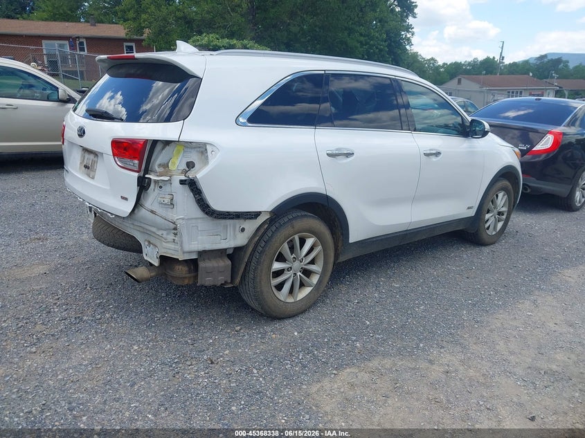2018 Kia Sorento VIN 5XYPGDA34JG392244 IAAI salvage auction — LEFT REAR, Salvage (Virginia), sold $725 on 2026-07-28 (photo 4)