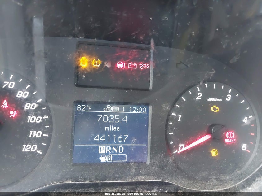 2019 Freightliner Sprinter 2500 VIN WDRPF1CD5KT007299 IAAI salvage auction — FRONT & REAR, Clear (Texas), sold $4,100 on 2026-07-08 (photo 7)