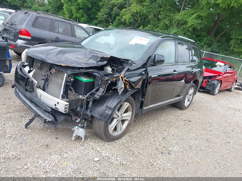 2013 Toyota Highlander VIN 5TDDK3EH0DS217644 IAAI salvage auction — FRONT END, Salvage (Ohio), sold $3,900 on 2026-07-05 (photo 2)