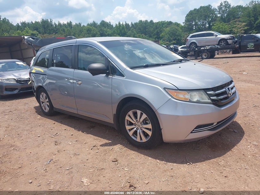 2017 Honda Odyssey VIN 5FNRL5H37HB012945 IAAI salvage auction — REAR END, Salvage (Alabama), sold $2,000 on 2026-07-19 (photo 1)