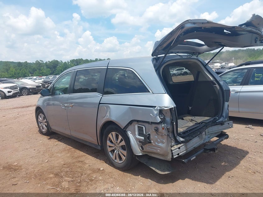 2017 Honda Odyssey VIN 5FNRL5H37HB012945 IAAI salvage auction — REAR END, Salvage (Alabama), sold $2,000 on 2026-07-19 (photo 3)