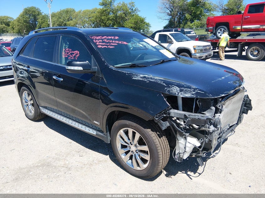 2012 Kia Sorento VIN 5XYKWDA29CG307373 IAAI salvage auction — FRONT END, Certificate Of Title (Nebraska), sold $1,350 on 2026-07-12 (photo 1)