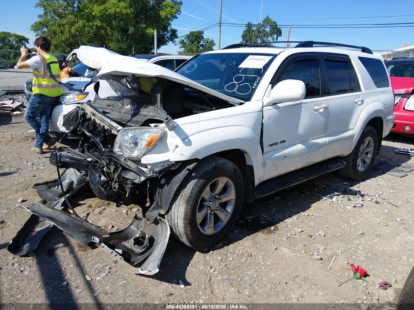 2006 Toyota 4runner VIN JTEBT17R060058933 IAAI salvage auction — FRONT END, Salvage (Tennessee), sold $1,600 on 2026-07-16 (photo 2)