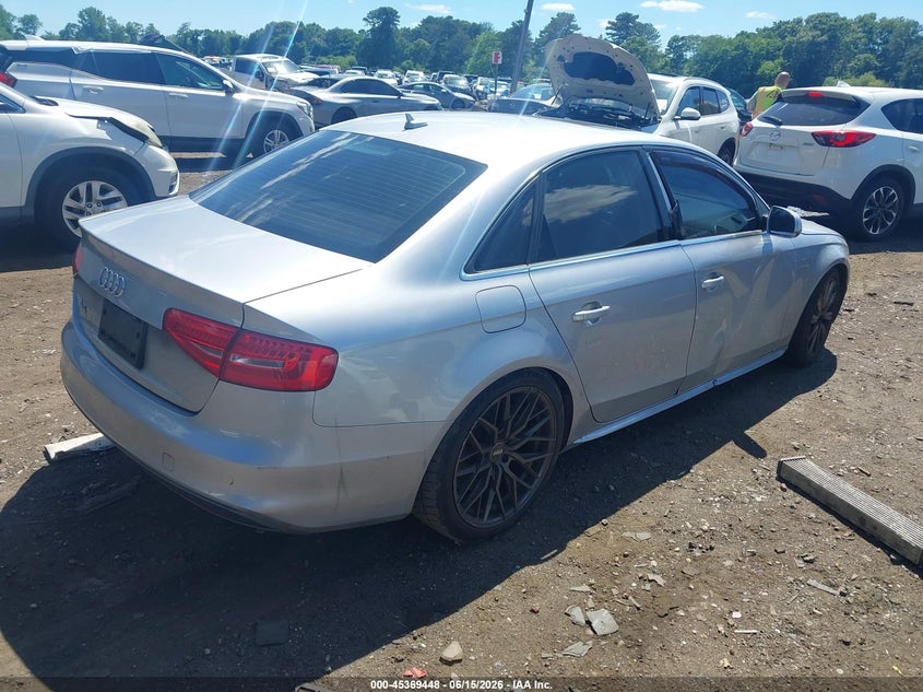 2016 Audi A4 VIN WAUAFAFL3GN003558 IAAI salvage auction — NORMAL WEAR, Clear (New York), sold $475 on 2026-07-14 (photo 4)