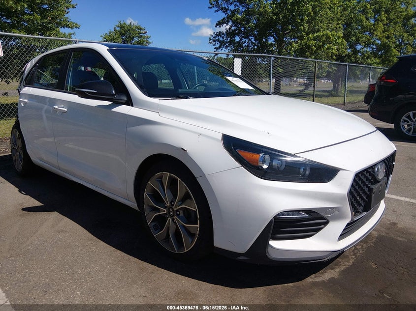 2020 Hyundai Elantra VIN KMHH55LC1LU141157 IAAI salvage auction — FRONT & REAR, Salvage (New Jersey), sold $2,150 on 2026-07-27 (photo 1)
