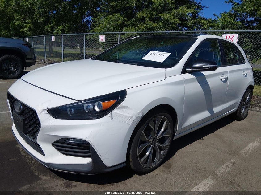 2020 Hyundai Elantra VIN KMHH55LC1LU141157 IAAI salvage auction — FRONT & REAR, Salvage (New Jersey), sold $2,150 on 2026-07-27 (photo 2)