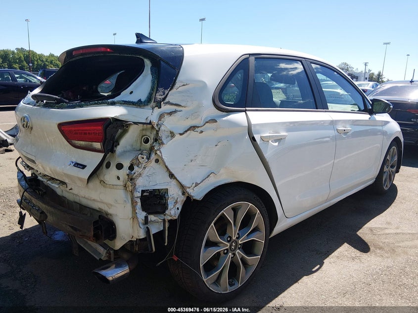2020 Hyundai Elantra VIN KMHH55LC1LU141157 IAAI salvage auction — FRONT & REAR, Salvage (New Jersey), sold $2,150 on 2026-07-27 (photo 4)