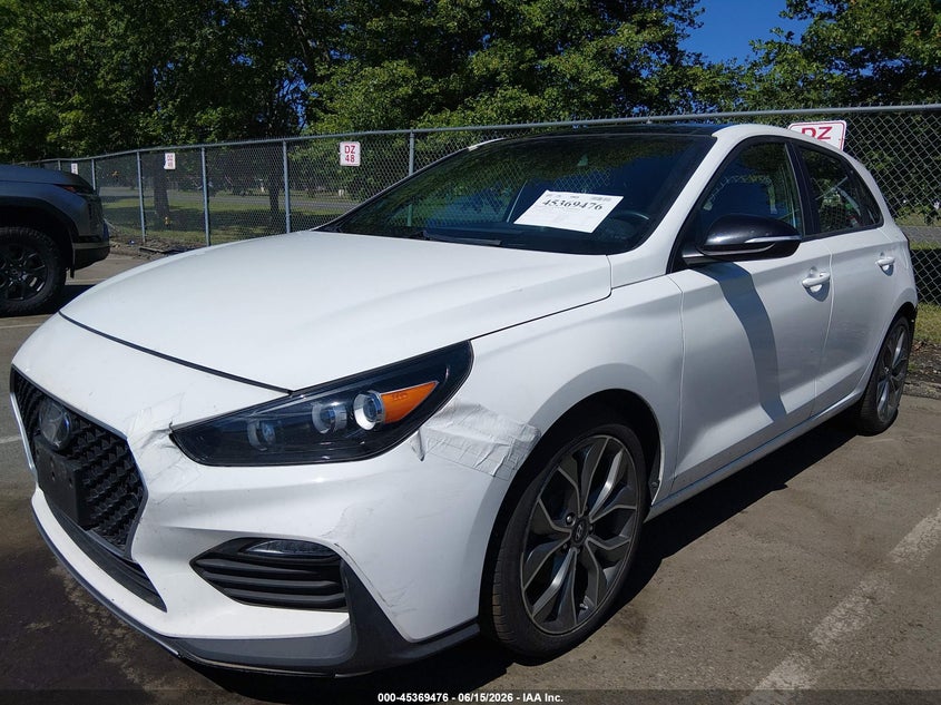 2020 Hyundai Elantra VIN KMHH55LC1LU141157 IAAI salvage auction — FRONT & REAR, Salvage (New Jersey), sold $2,150 on 2026-07-27 (photo 6)