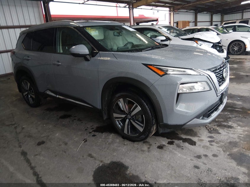 2021 Nissan Rogue VIN JN8AT3CA5MW021855 IAAI salvage auction — SIDE, Salvage (Tennessee), sold $5,300 on 2026-07-09 (photo 1)