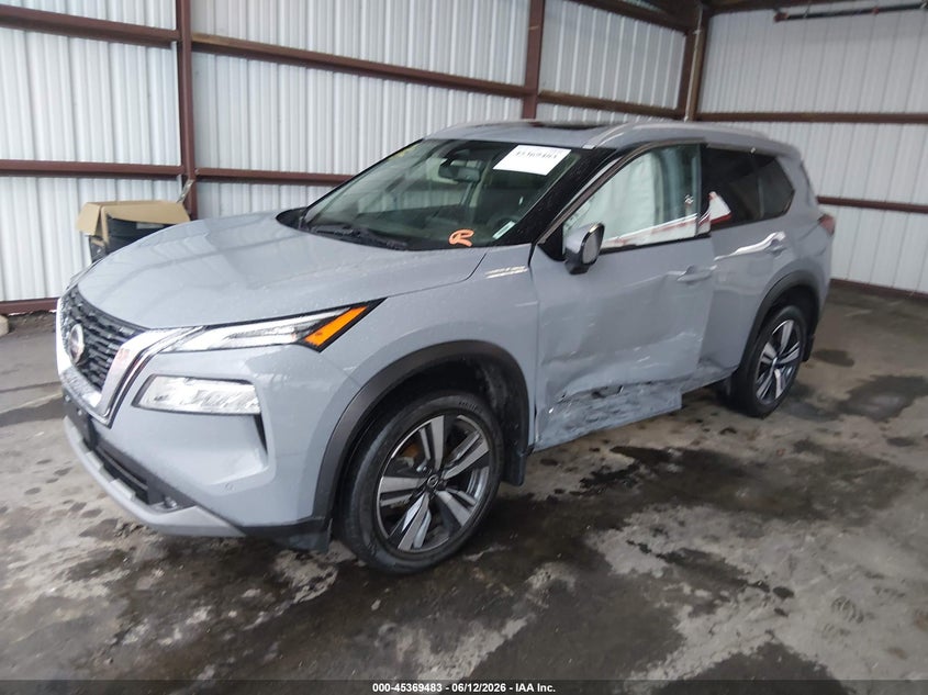 2021 Nissan Rogue VIN JN8AT3CA5MW021855 IAAI salvage auction — SIDE, Salvage (Tennessee), sold $5,300 on 2026-07-09 (photo 2)
