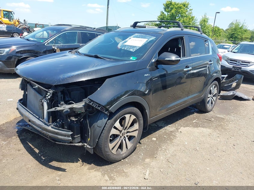 2013 Kia Sportage VIN KNDPCCA29D7491365 IAAI salvage auction — FRONT END, Salvage Title, sold $1,950 on 2026-07-19 (photo 2)