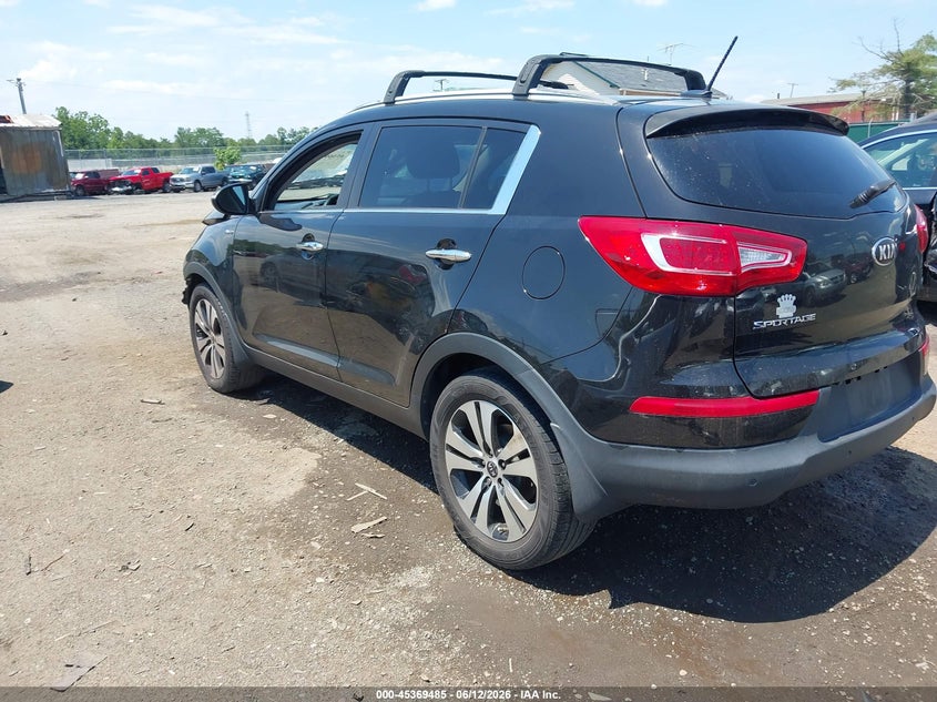 2013 Kia Sportage VIN KNDPCCA29D7491365 IAAI salvage auction — FRONT END, Salvage Title, sold $1,950 on 2026-07-19 (photo 3)