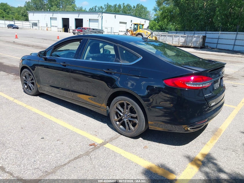 2018 Ford Fusion VIN 3FA6P0T94JR156467 IAAI salvage auction — FRONT END, Clear (Michigan), sold $1,150 on 2026-07-05 (photo 3)