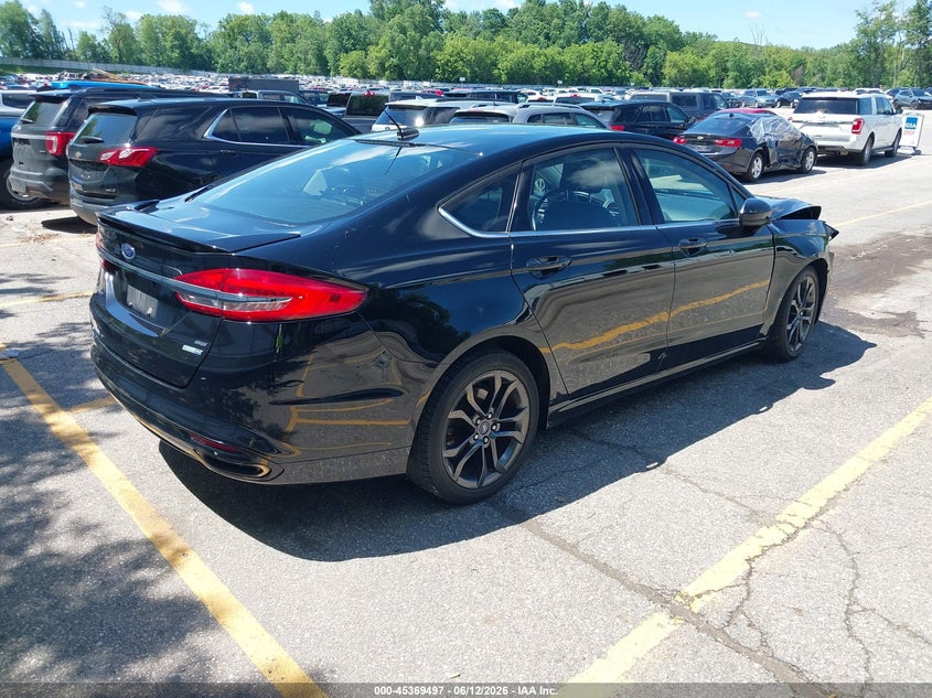 2018 Ford Fusion VIN 3FA6P0T94JR156467 IAAI salvage auction — FRONT END, Clear (Michigan), sold $1,150 on 2026-07-05 (photo 4)