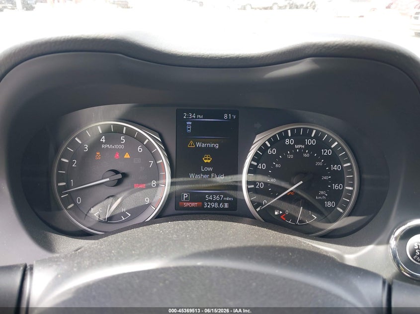 2019 Infiniti Q50 VIN JN1EV7AP8KM513684 IAAI salvage auction — THEFT, Salvage (Georgia), sold $7,550 on 2026-07-15 (photo 7)