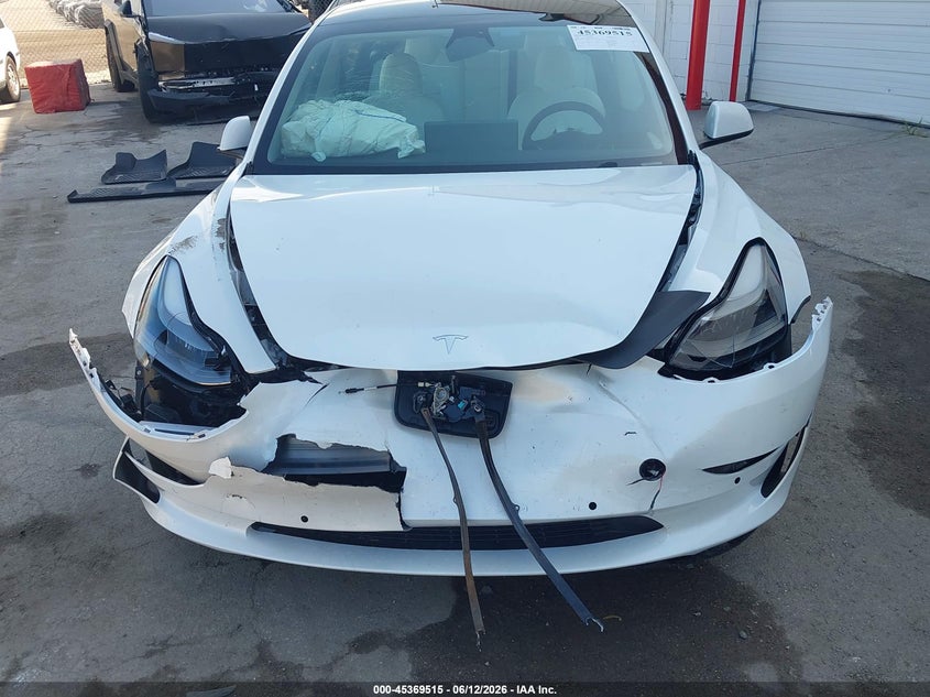 2022 Tesla Model 3 VIN 5YJ3E1EA5NF329727 IAAI salvage auction — FRONT END, Certificate Of Destruction (Florida), sold $2,350 on 2026-07-18 (photo 6)