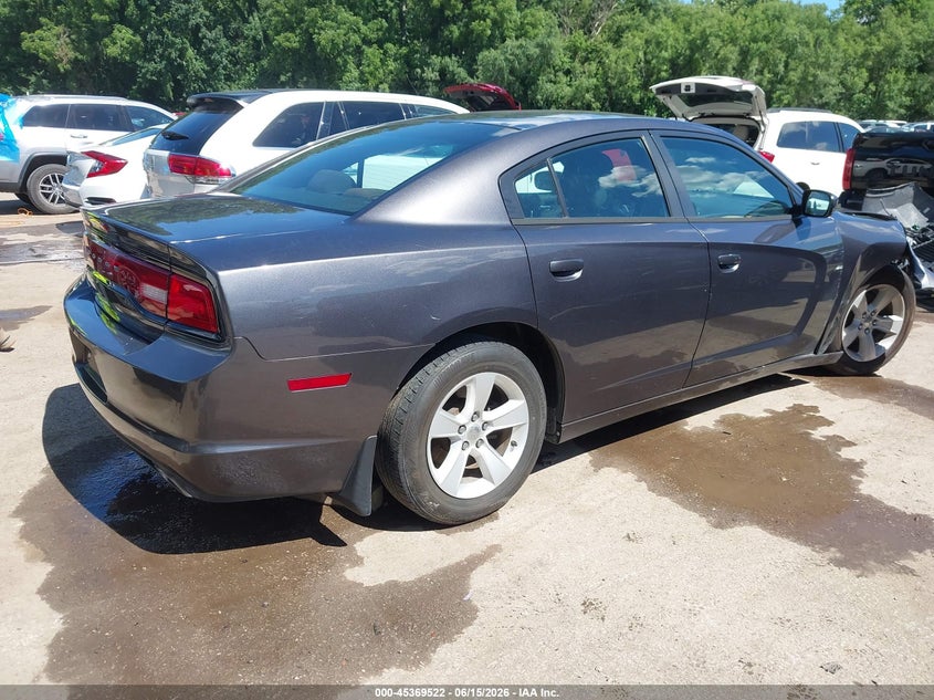 2014 Dodge Charger VIN 2C3CDXBG0EH173996 IAAI salvage auction — RIGHT FRONT, Certificate Of Title (Nebraska), sold $1,425 on 2026-08-10 (photo 4)