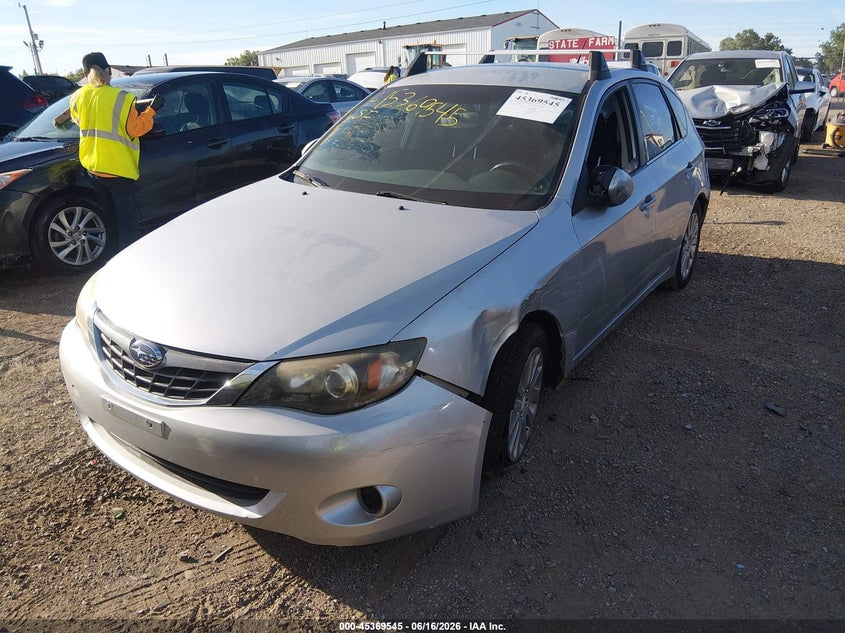 2008 Subaru Impreza VIN JF1GH61638H836630 IAAI salvage auction — SIDE, Salvage (Indiana), sold $375 on 2026-07-15 (photo 2)