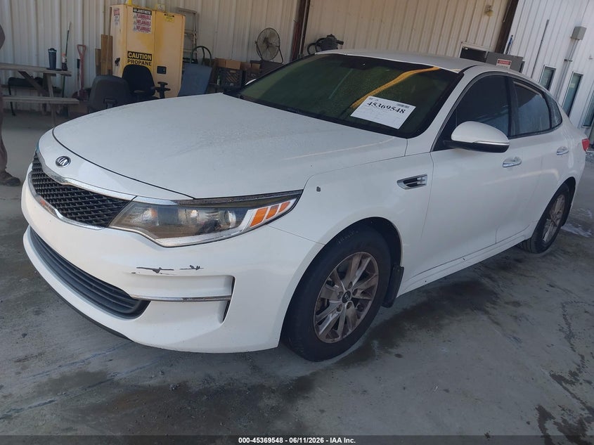 2016 Kia Optima VIN 5XXGT4L36GG064457 IAAI salvage auction — FRONT END, Repossession Paperwork (Georgia), sold $1,150 on 2026-07-13 (photo 2)