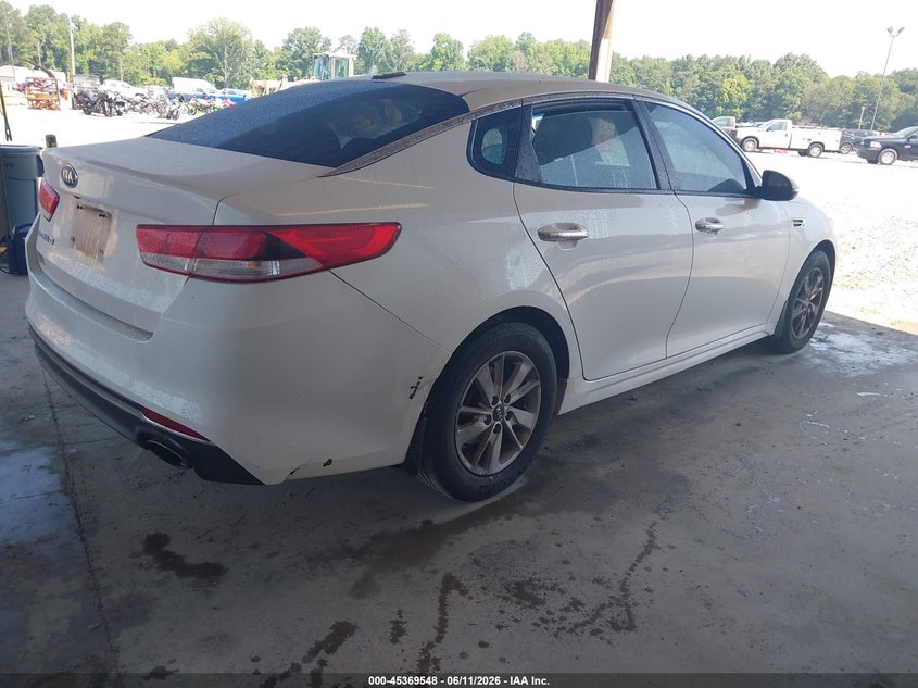 2016 Kia Optima VIN 5XXGT4L36GG064457 IAAI salvage auction — FRONT END, Repossession Paperwork (Georgia), sold $1,150 on 2026-07-13 (photo 4)