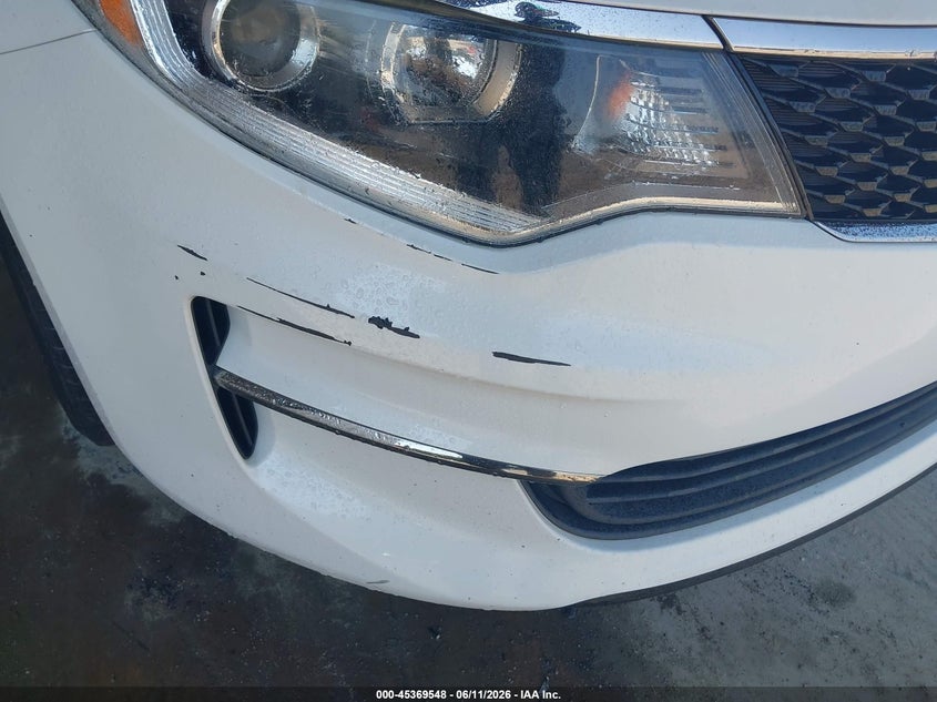 2016 Kia Optima VIN 5XXGT4L36GG064457 IAAI salvage auction — FRONT END, Repossession Paperwork (Georgia), sold $1,150 on 2026-07-13 (photo 6)
