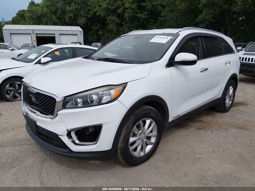 2016 Kia Sorento VIN 5XYPGDA56GG113127 IAAI salvage auction — FRONT END, Salvage (Indiana), sold $2,250 on 2026-07-23 (photo 2)