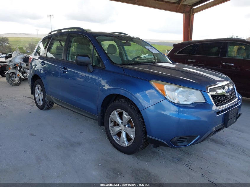 2015 Subaru Forester VIN JF2SJABC4FH536898 IAAI salvage auction — NORMAL WEAR, Clear (Florida), sold $2,225 on 2026-07-10 (photo 1)