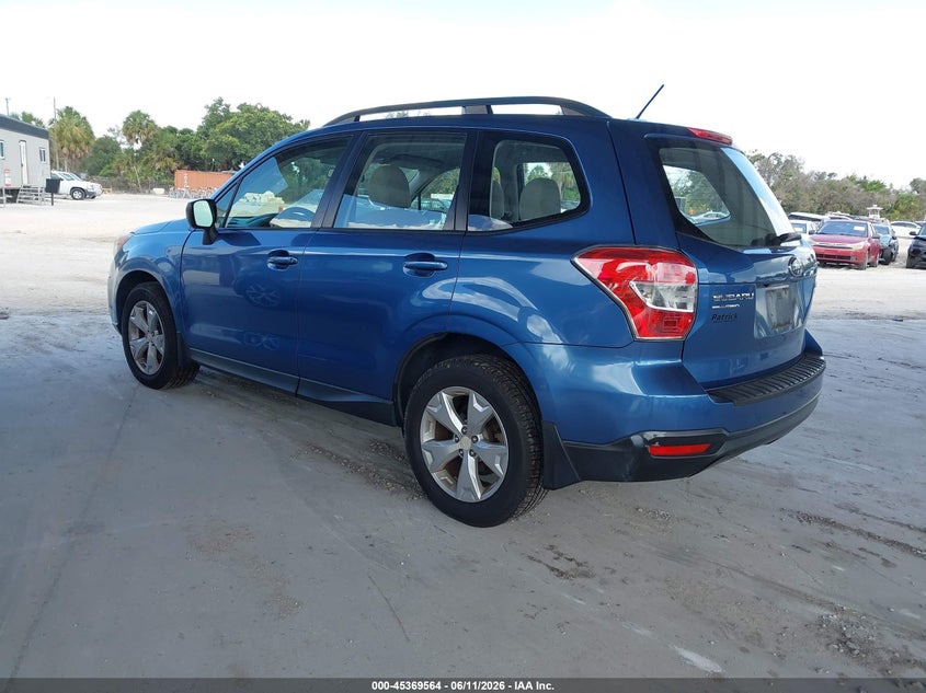 2015 Subaru Forester VIN JF2SJABC4FH536898 IAAI salvage auction — NORMAL WEAR, Clear (Florida), sold $2,225 on 2026-07-10 (photo 3)