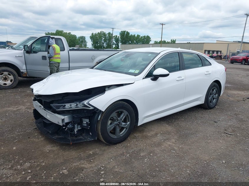 2022 Kia K5 VIN 5XXG24J2XNG115159 IAAI salvage auction — FRONT END, Mv-907A (New York), sold $3,450 on 2026-07-08 (photo 2)