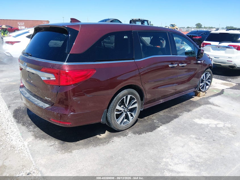 2018 Honda Odyssey VIN 5FNRL6H93JB049703 IAAI salvage auction — FRONT END, Salvage Title, sold $3,300 on 2026-08-04 (photo 4)
