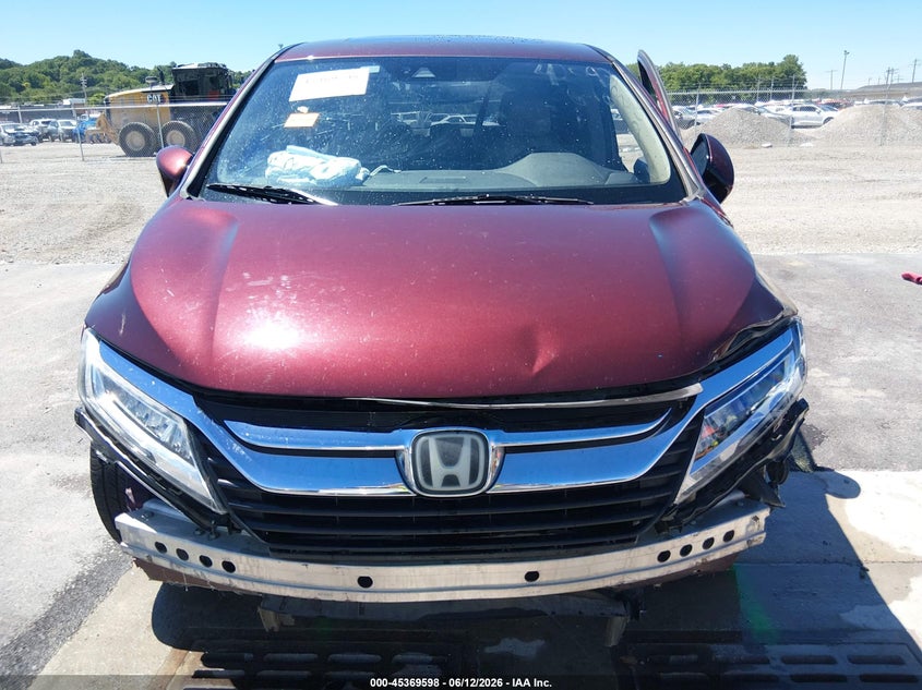 2018 Honda Odyssey VIN 5FNRL6H93JB049703 IAAI salvage auction — FRONT END, Salvage Title, sold $3,300 on 2026-08-04 (photo 6)