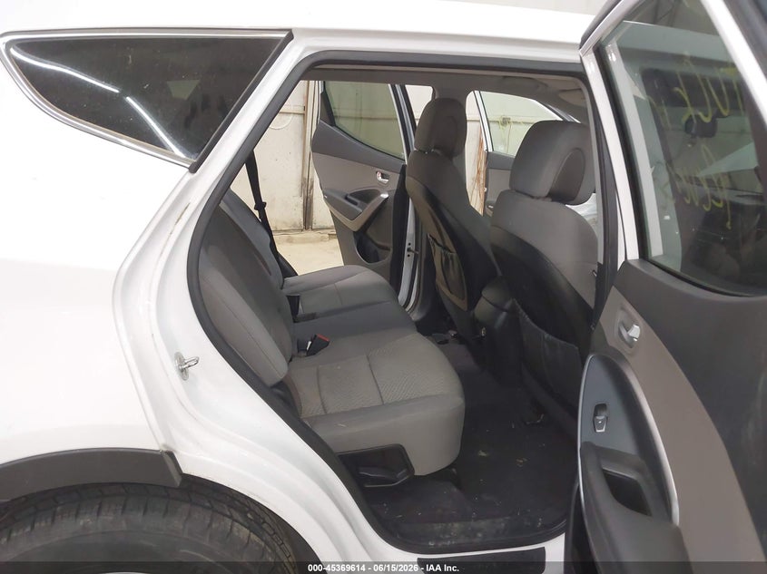2018 Hyundai Santa fe VIN 5XYZT3LB0JG532857 IAAI salvage auction — FRONT END, Salvage Title, sold $1,250 on 2026-07-24 (photo 8)