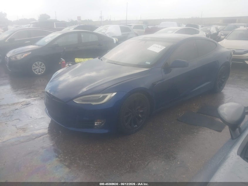 2016 Tesla Model s VIN 5YJSA1E12GF173253 IAAI salvage auction — SIDE, Original (Texas), sold $6,700 on 2026-07-16 (photo 2)