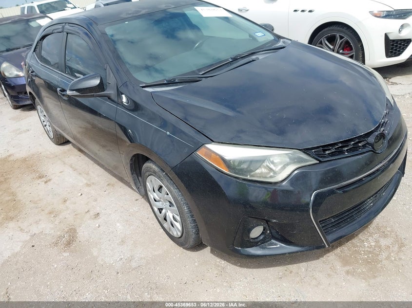 2014 Toyota Corolla VIN 5YFBURHE7EP159001 IAAI salvage auction — NORMAL WEAR, Original (Texas), sold $1,925 on 2026-07-29 (photo 1)