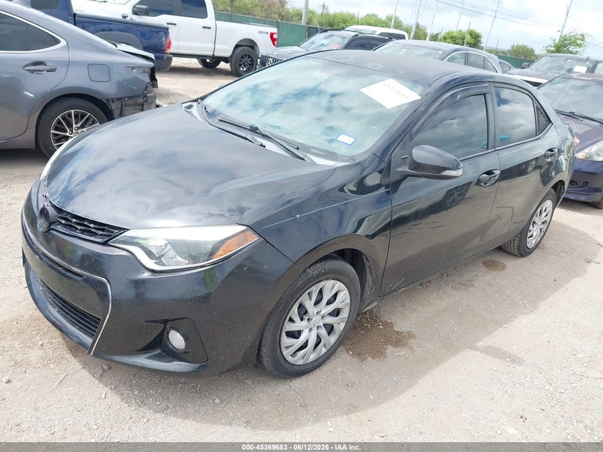 2014 Toyota Corolla VIN 5YFBURHE7EP159001 IAAI salvage auction — NORMAL WEAR, Original (Texas), sold $1,925 on 2026-07-29 (photo 2)