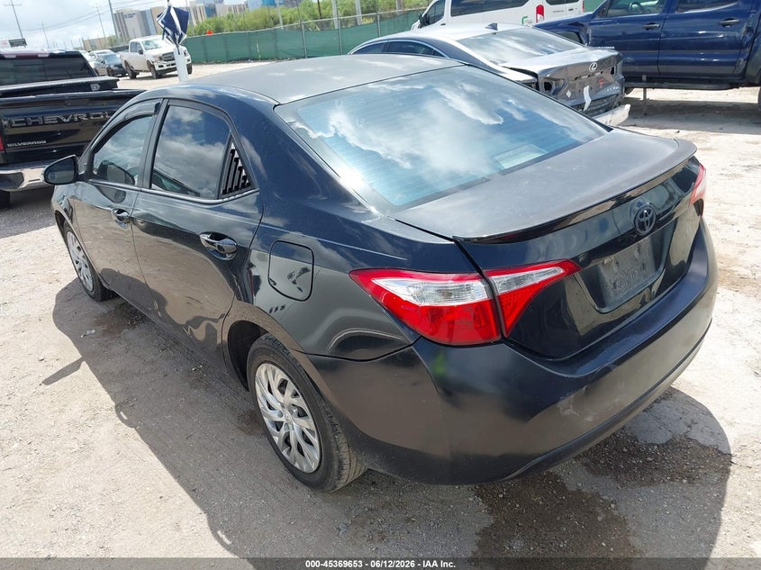 2014 Toyota Corolla VIN 5YFBURHE7EP159001 IAAI salvage auction — NORMAL WEAR, Original (Texas), sold $1,925 on 2026-07-29 (photo 3)