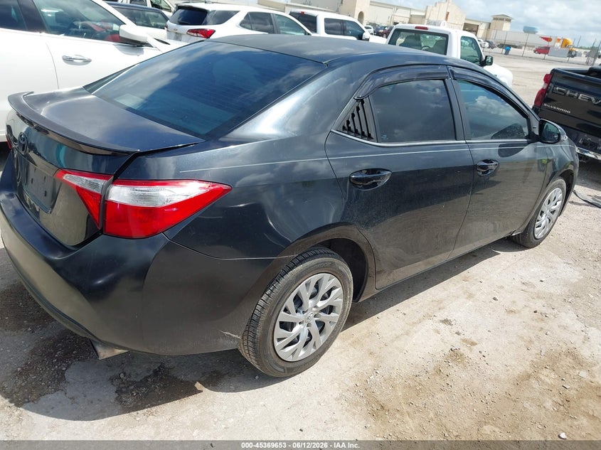 2014 Toyota Corolla VIN 5YFBURHE7EP159001 IAAI salvage auction — NORMAL WEAR, Original (Texas), sold $1,925 on 2026-07-29 (photo 4)