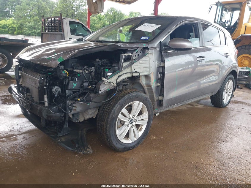2019 Kia Sportage VIN KNDPM3AC4K7540801 IAAI salvage auction — FRONT END, Salvage Title, sold $2,350 on 2026-07-30 (photo 2)