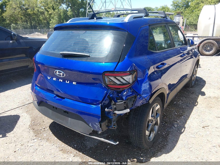 2023 Hyundai Venue VIN KMHRC8A31PU252408 IAAI salvage auction — RIGHT REAR, Salvage (Indiana), sold $5,125 on 2026-07-29 (photo 6)
