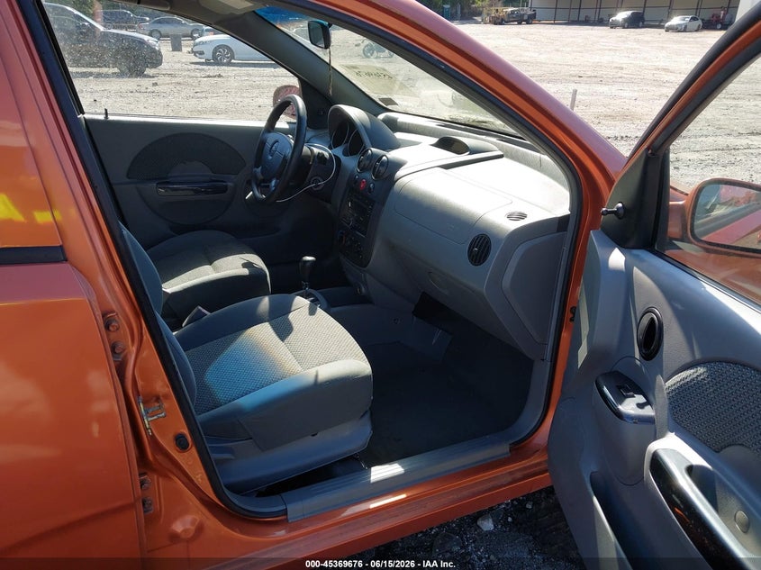 2004 Chevrolet Aveo VIN KL1TJ62684B249503 IAAI salvage auction — FRONT END, Clear (Georgia), sold $250 on 2026-07-10 (photo 5)