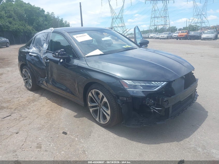 2025 Audi A3 VIN WAUGUDGY7SA126405 IAAI salvage auction — RIGHT SIDE, Salvage (Pennsylvania), sold $25 on 2026-07-24 (photo 6)